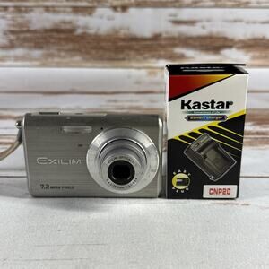 Casio EXILIM EX-Z70 7.2MP Compact Digital Camera W/Charger & Battery